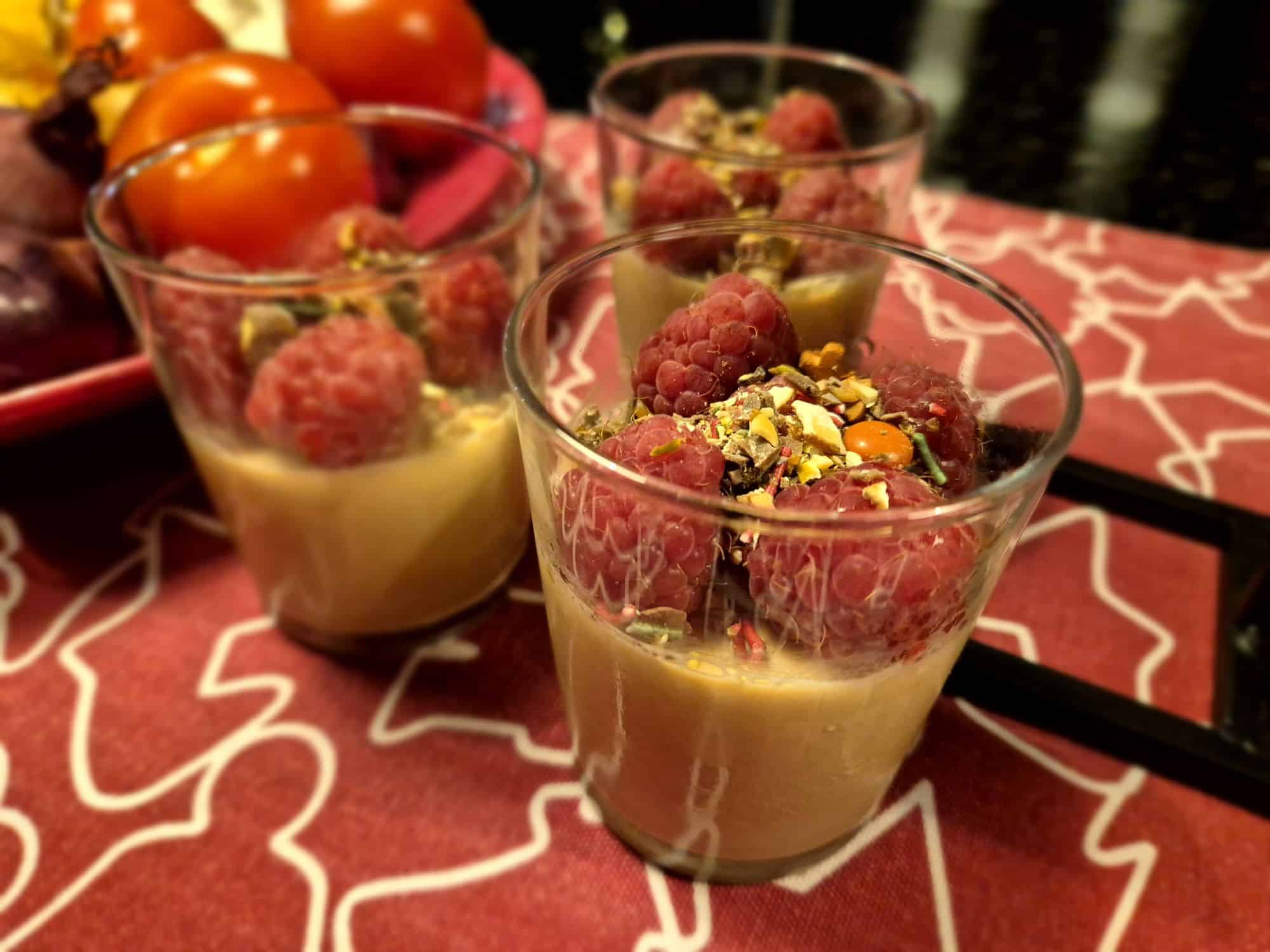 Du visar för närvarande Pannacotta med daimchoklad